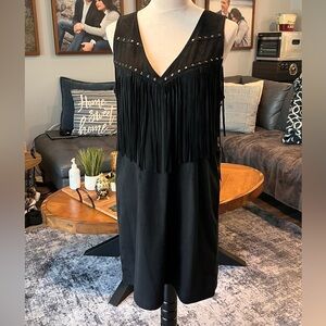 IDYLLWIND Black Western-Style Dress - NWT